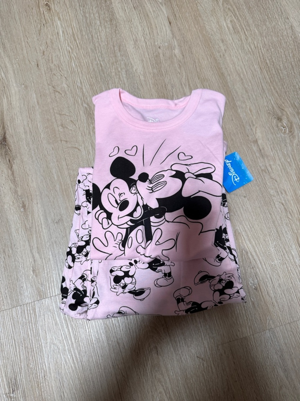 Disney Pink Mickey Mouse Graphic Sleep Tee & Pants Set